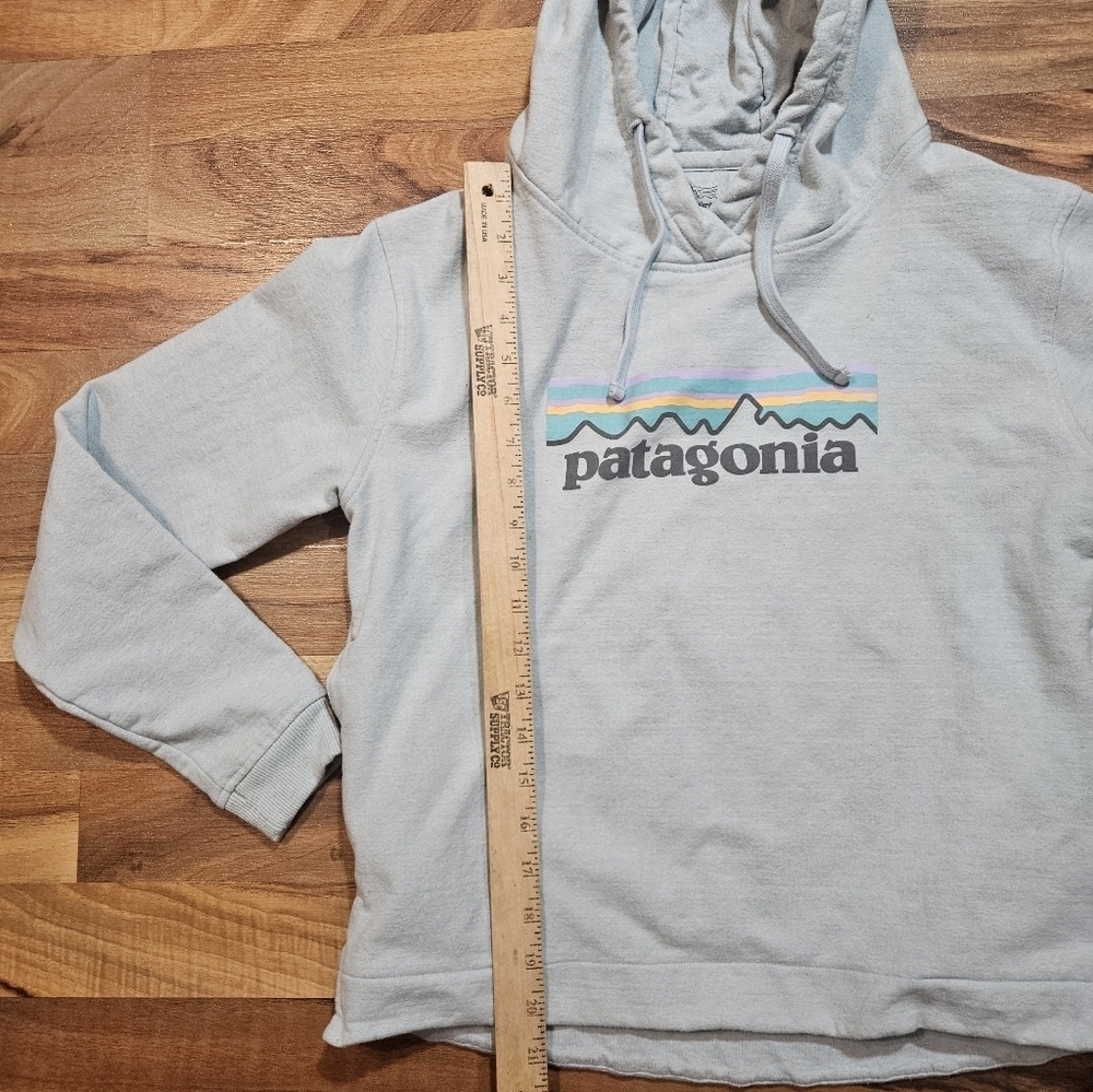 Patagonia Uprisal Hoody Small Gray Recycled Cotton Blend Fair Trade Logo - Picture 5 of 7